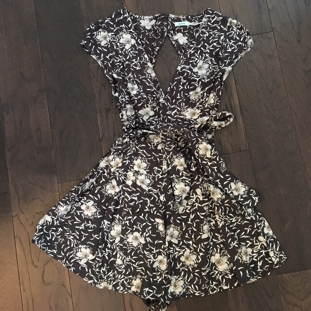 Urban outfitters floral romper
